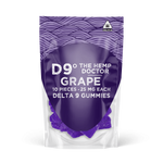 D9 Gummies - 25mg ea | 10 ct ~ Grape