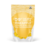 D9 Gummies - 25mg ea | 10 ct ~ Pineapple