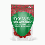 D9 Gummies - 25mg ea | 10 ct ~ Strawberry