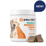 Broad Spectrum CBD Dog Probiotic Chew ~ Digestive & Gut Health / 600mg 30ct