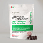 ATRX Labs ~ Ultimate Mushroom Mood & Energy Gummies - Apple Berry